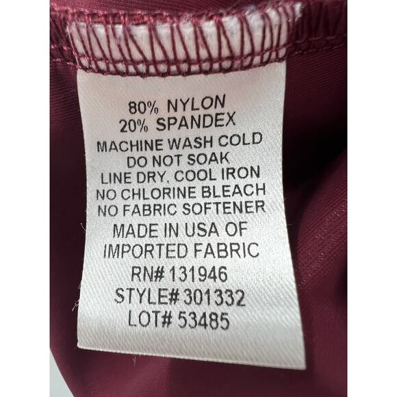 Jude Connally Women's Wine Red Polo Short Sleeve Size Small - Picture 6 of 8